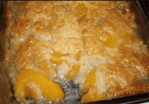 OLD TIME OVEN PEACH COBBLER