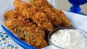 Fried Panko Dipped Pickle Spears