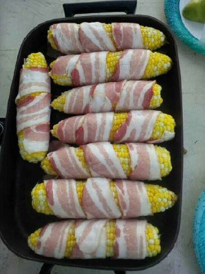 Bacon-Wrapped Corn-On-The-Cob