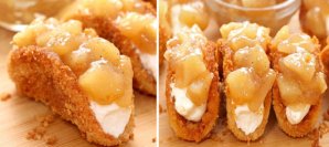 Apple Pie Cheesecake Tacos