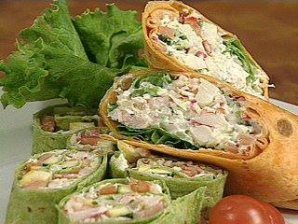 Crab and Shrimp Salad Wrap