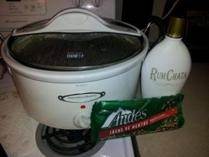 Crock Pot Hot Mint Chocolate