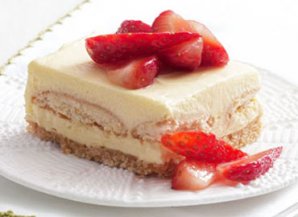 Strawberry Shortcake Squares