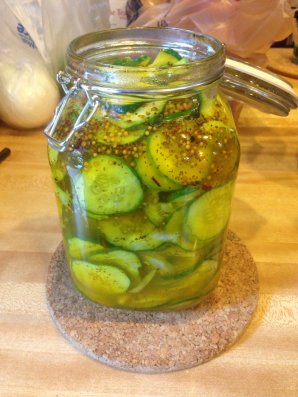 Refrigerator Bread and Butter Pickles