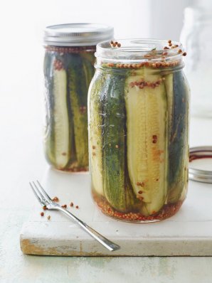 Refrigerator Dill Pickels