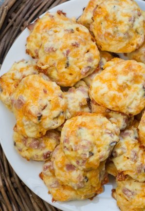 Keto Ham and Cheese Bites