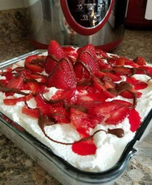 Strawberry Refrigerator Dessert