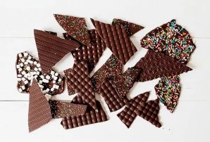 Two Ingredient Chocolate Bark