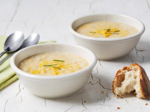 Apple-Cheddar Soup With Bacon