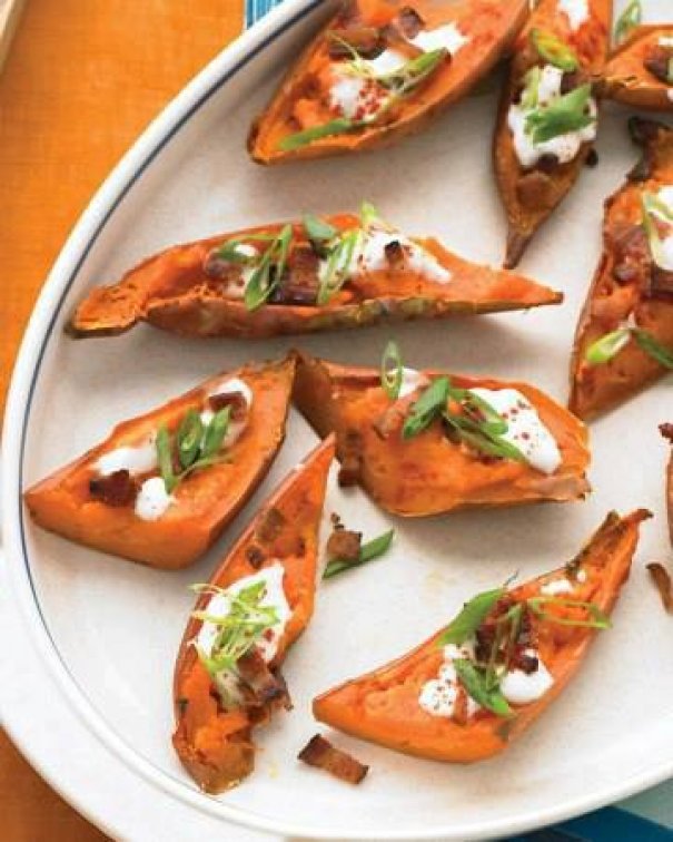 Loaded Sweet Potato Skins