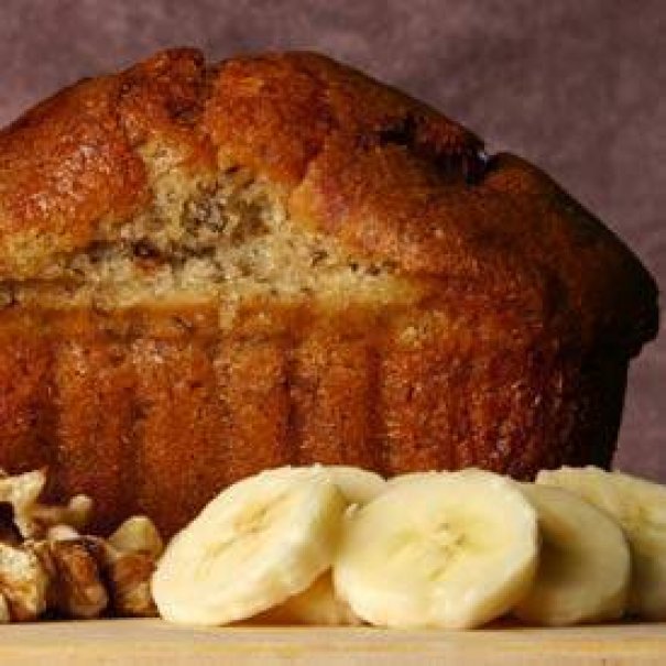Banana Bread with honey and applesauce
