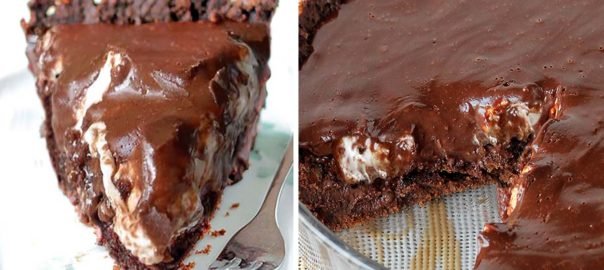 Fudgy, incredibly rich and decadent this Chocolate Fudge Brownie Pie is the BEST Brownie Pie you’ll EVER make.