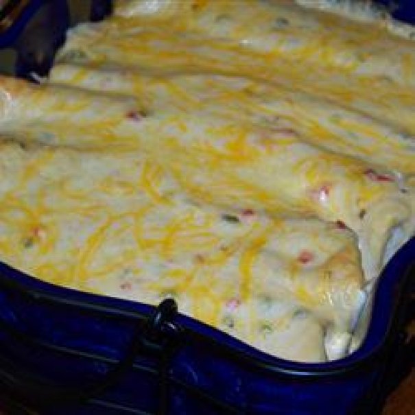 White Chicken Enchiladas