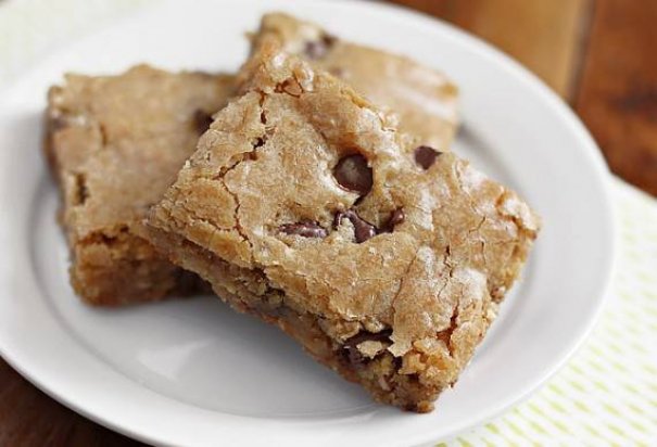 Bourbon Blondies