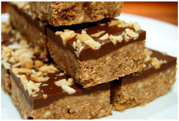 No-Bake Crispy Chocolate Peanut Butter Bars