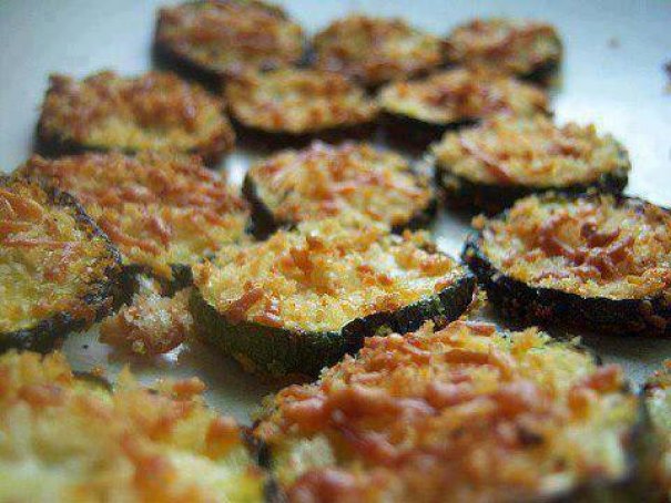 Zucchini Parmesan Crisps