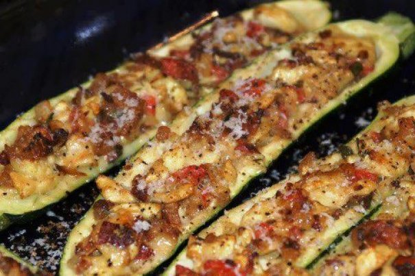 STUFFED ZUCCHINI