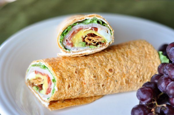 Smoked Turkey Cobb Wraps