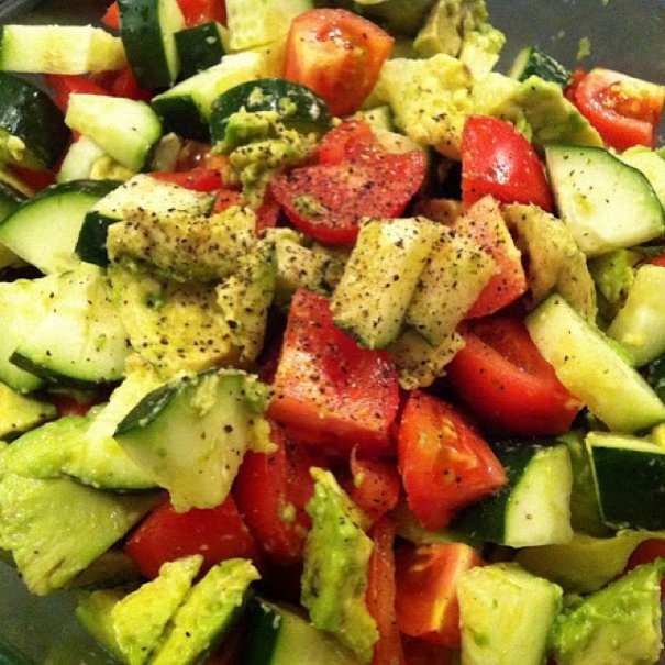 Cucumber Avacado Salad