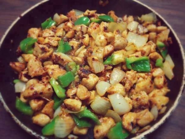 Chicken and Peppers Skillet Meal
