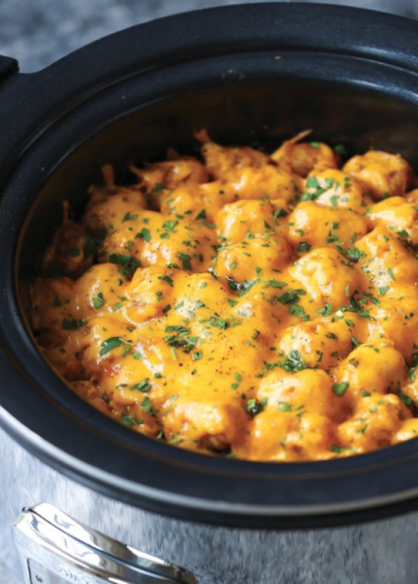 With tots loaded with cheese and ground beef, this recipe will surely make your whole family happy.