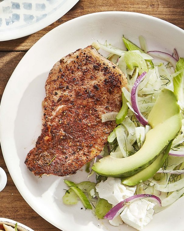 This low-carb recipe gives your protein and heaping plate of veggies.