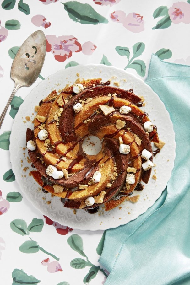 What makes this light-as-air Bundt cake so springy, exactly? That would be four large eggs, of course.