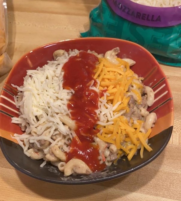 This was a creation out of the blue, and TASTES AMAZING!