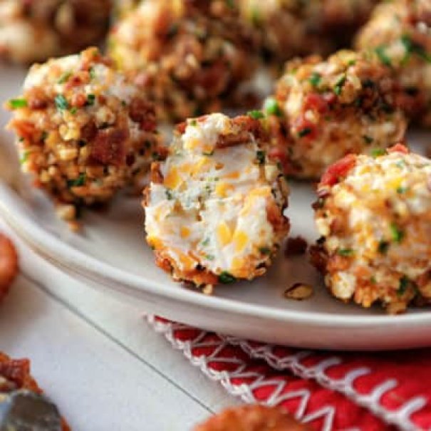 Seriously flavorful bite-sized cheese balls make the best appetizer!