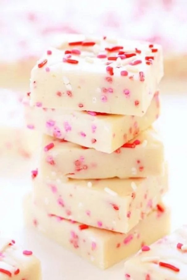 Three ingredients is all that is separating you from this delicious Cake Batter Fudge!