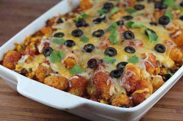 TATOR TOT TACO BAKE