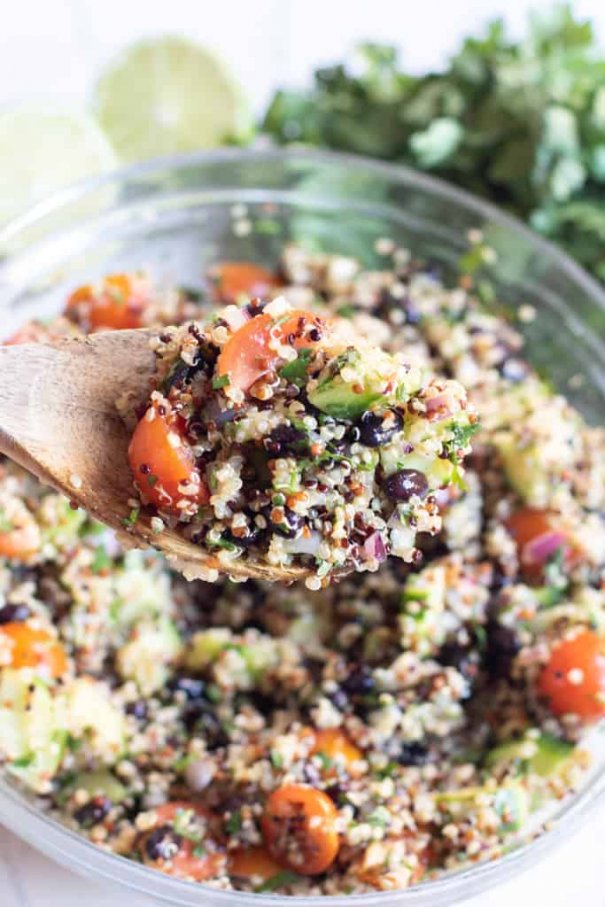 Give a good mix and you have a solid, healthy, hearty salad that's filling and nutrient rich enough to make a meal!