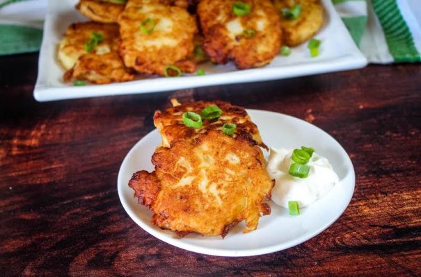 We love this Irish Boxty (aka potato cake) recipe! They are quick and easy to prepare and so tasty. Mixing mashed and grated potatoes adds a different texture. Onion adds a pop of flavor that we really liked. There is plenty of ingredients in these patties to hold them together while frying. This is a great recipe for a beginner cook. It's a simple side dish or snack.