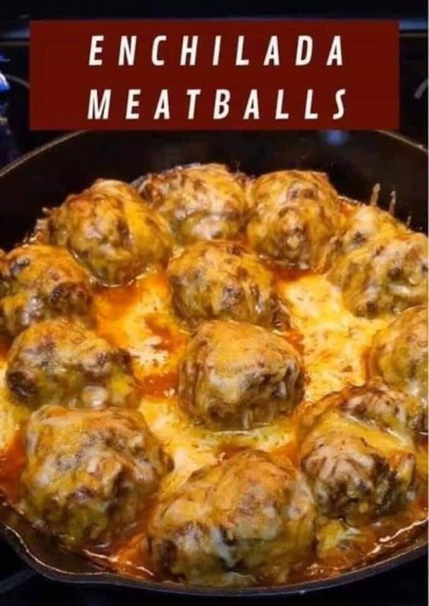 Low Carb Enchilada Meatballs